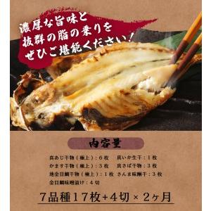 ふるさと納税 干物詰合せ定期便2ヶ月（2回） 静岡県下田市