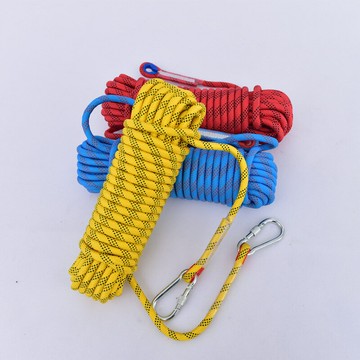 登山繩戶外攀巖繩子高空作業防墜繩耐磨尼龍繩廠家靜力繩耐用鑫弘-戶外運動