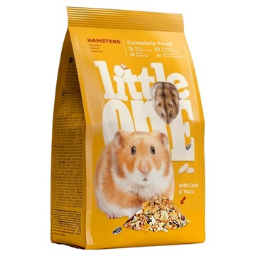 Little One 小倉鼠飼料 含角豆和絲蘭  400g  1包