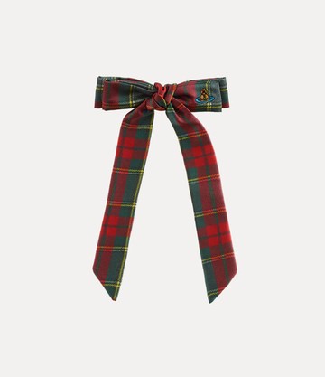 Vivienne Westwood Flyes Hair Clip Rtw Tartan Printed Scarlet-tartan  Women