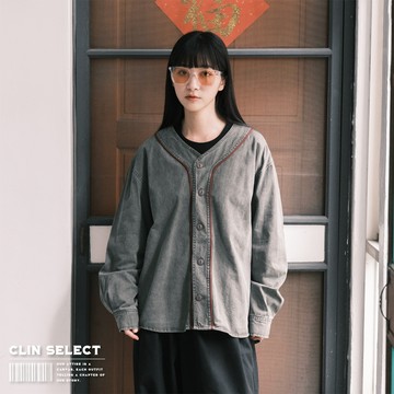 西林 CLIN｜選物｜美式工裝棒球上衣_三色 / T-0130 中性 口袋 工裝 Cityboy 秋冬 復古