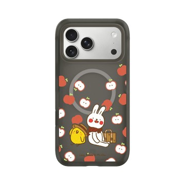 iPhone 17 Pro Max AirX 本質黑 - 懶散兔與啾先生 Lazy Rabbit and Mr.Chu - 蘋果