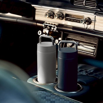 CARTER CARRY 手提卡特雙層陶瓷真空保溫杯(592ml/9色) 清水灰