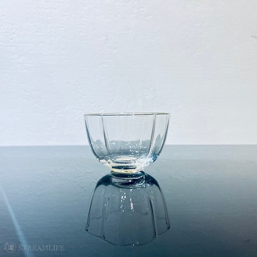 描金琉璃盞 - 四照花