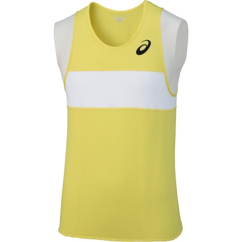 asics アシックス SINGLET イエロー 140 XT1039 4 | スポーツ 陸上