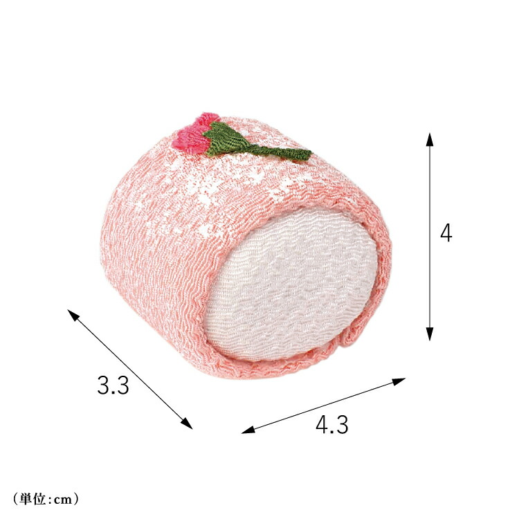 ちりめん飾り　さくらロール　パティスリーメモリア