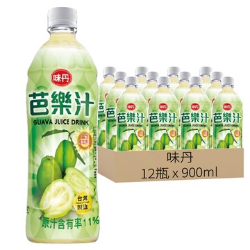味丹 芭樂汁  900ml  12瓶