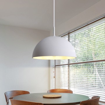 E27 金屬餐廳單吊燈 CA5313-1P-WH