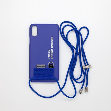 CROSS 2 BLUE 細版背帶手機殼 亮藍