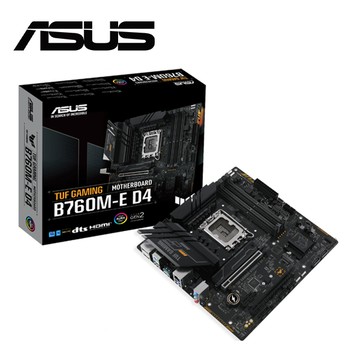 【主機板+螢幕】 華碩 TUF-GAMING-B760M-E-D4 主機板 + ZenScreen MB169CK 可攜式螢幕
