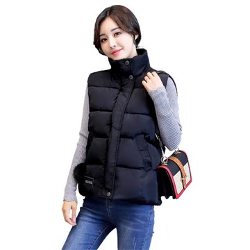 棉馬甲女2025年新款秋冬潮流時尚百搭韓版保暖外穿坎肩棉馬夾外套