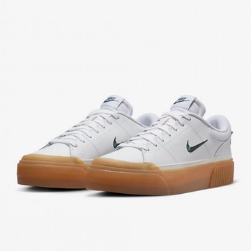 NIKE 休閒鞋 女鞋 運動鞋 WMNS COURT LEGACY LIFT 白 FV5526-100