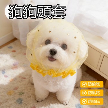 【臺灣現貨】寵物頭套 寵物防護頭套 防亂吃嘴套 狗狗外出頭套 防舔透氣網紗面罩 寵物嘴套 狗狗頭套 狗頭套 小型犬頭套