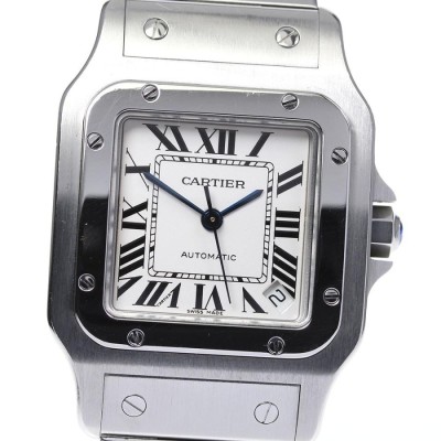 ☆良品【CARTIER】カルティエ サントスガルベXL デイト W20098D6 自動 ...