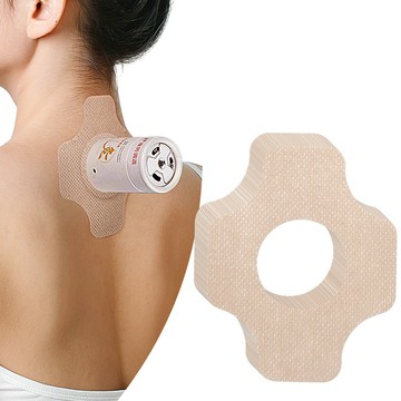 大友los2161貳拾肆組無紡布懸灸筒貼片微孔透氣空白穴位貼艾灸懸灸固定貼片