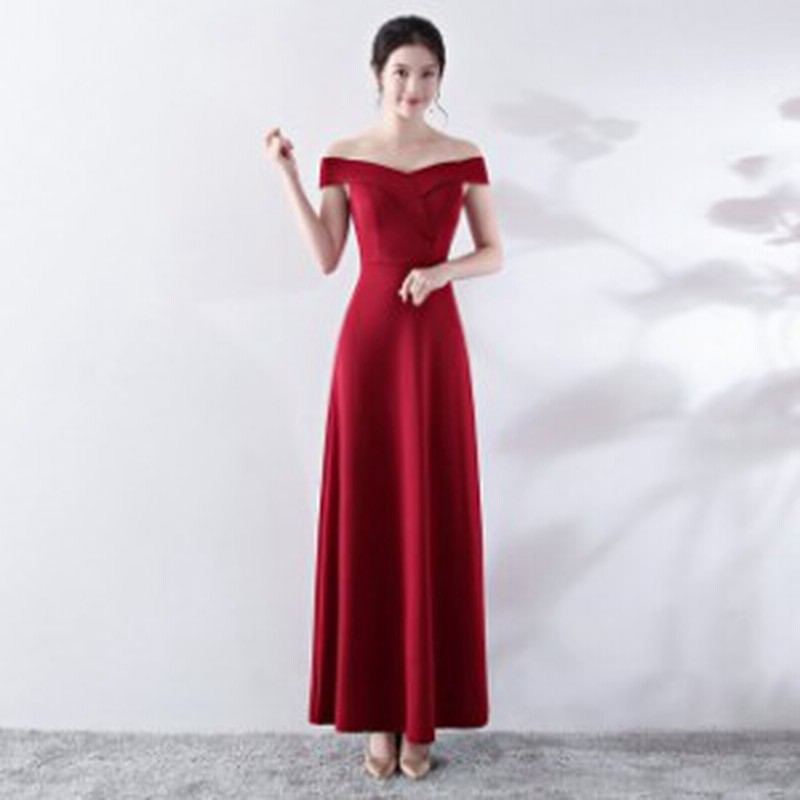 結婚式 パーティードレス 花嫁 オフショルダー 安い 可愛い ウエディングドレス Aライン 披露宴 ブライダル イブニングドレス 通販 Lineポイント最大10 0 Get Lineショッピング