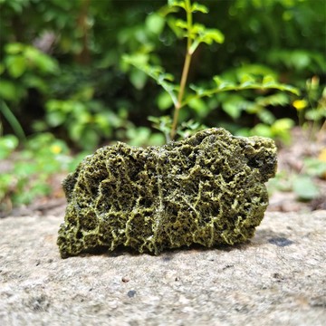 💚土桑展精選：土耳其綠簾石共生水晶0321-37號 (Epidot) 精靈魔法森林 x 釋放負面性 x 顯化豐盛