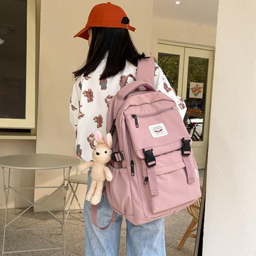 【可開發票】書包女韓版原宿ulzzang高中生初中生中小學生大學ins風雙肩包背包