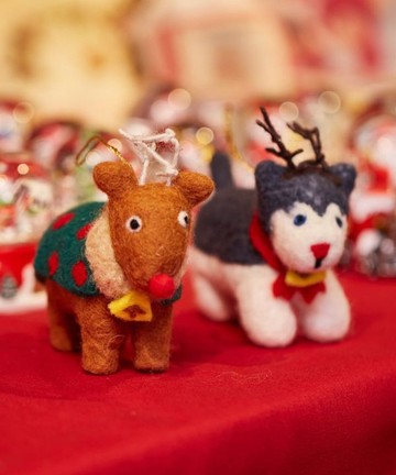 【熱門預購】手工羊毛聖誕娃娃吊飾 (三款) LNBP3304