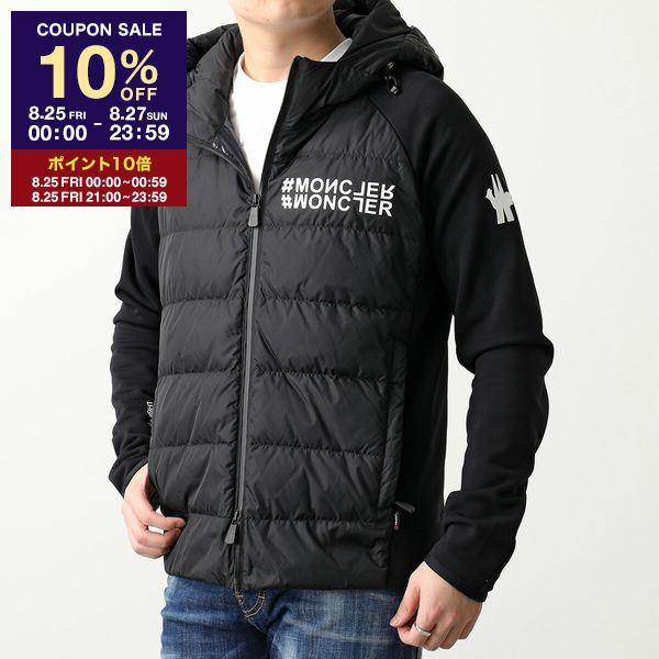 送料無料 10 MONCLER GRENOBLE モンクレール グルノーブル 3G00008 809HT ブラック ネックウォーマー ロゴ