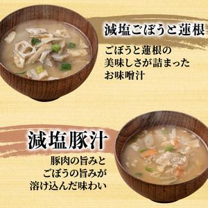 ふるさと納税 味噌汁 スープ フリーズドライ アマノフーズ まごころ一杯減塩おみそ汁 ギフト 500GA（30食） インスタント レトルト 岡山県里庄町