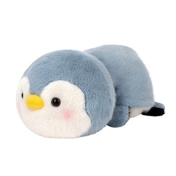 【嵐楓居家】新翻轉熊毛絨玩偶抱枕（抱枕/公仔/玩偶/毛絨抱枕/腰枕/禮物）-貓熊-藍企鵝_廠商直送