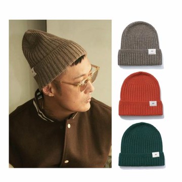 MADNESS 23AW 白標 羊毛混紡毛線冷帽  余文樂同款加厚保暖針織帽