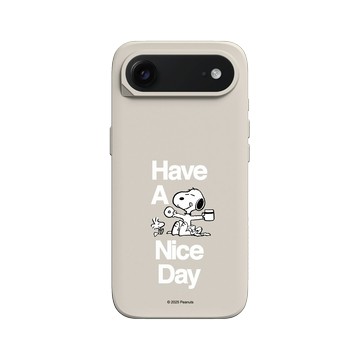 iPhone Air SolidX 貝殼灰 - 史努比 Snoopy - Have A Nice Day