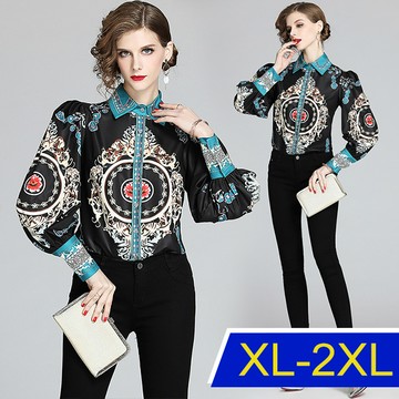 【韓國K.W.-歐美】KM2839高端訂製現代簡約上衣(T恤/ 襯衫 /高爾夫球衫/設計師/韓國進口)