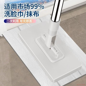 桃園出貨✨洗臉巾迷你小拖把懶人平板拖把家用一拖淨2025新款自動夾抹布