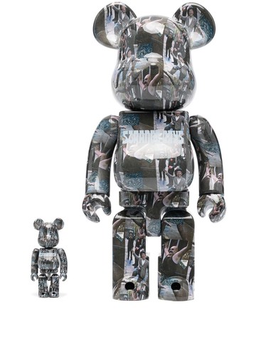 Medicom Toy - x 100% + 400% The Doors - Strage Days BE@RBRICK set - unisex - Plastic - One Size - Grey