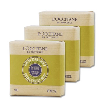 《L’OCCITANE 歐舒丹》乳油木馬鞭草皂 100g x 3