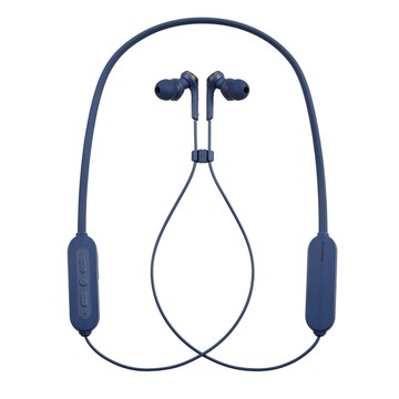 audio-technica ATH-CKS330XBT 藍牙重低音繞頸入耳式耳機【藍色】