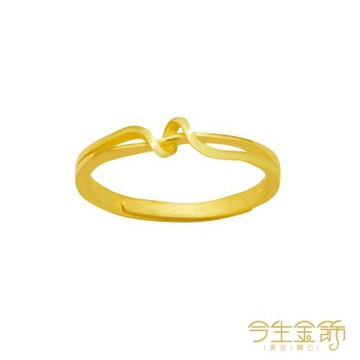 【今生金飾】漣漪戒 黃金戒指