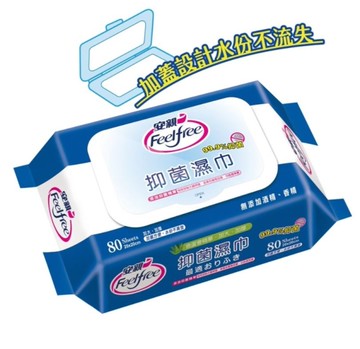 【醫博士專營店】安親 抑菌濕巾 加蓋加大濕紙巾 (80抽x20包/箱)