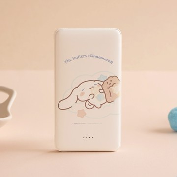 【TOYSELECT】奶油家族x大耳狗悠閒雲朵雙線快充10000mAh行動電源