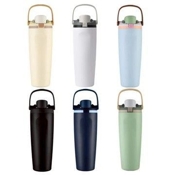 FOREVER LIFE  ChillFit手提雙飲式隨行杯 900ml 2入 - 黑色