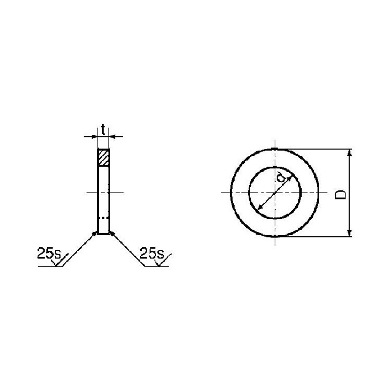 休日限定 鉄 平ワッシャー JIS大 M2x6x0.4 ユニクロ thiesdistribution.com