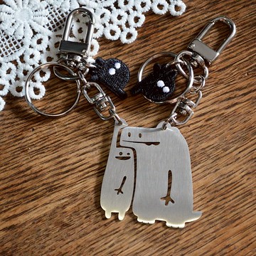 借我靠一下 ‧組合不鏽鋼吊飾  交換禮物 英國設計