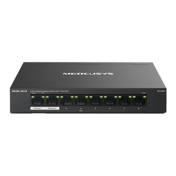 MERCUSYS 水星網路 8-Port Gigabit Desktop Switch with 7-Port PoE+ 原廠保固  MS108GP  1個