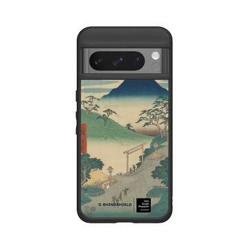 Pixel 8 Pro SolidSuit 黑 - Van Gogh Museum - 浮世繪系列東海道五十三次名所圖會 - 歌川廣重