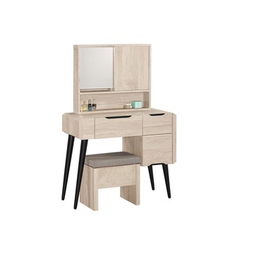 【H&D東稻家居】3尺化妝台/含椅(TCM-07136)