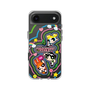 iPhone Air Clear Case（相機按鈕） 透明 - The Powerpuff Girls 飛天小女警 - 可愛小女警線條款