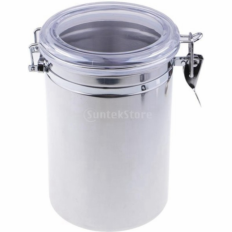 キッチン用保存容器 ステンレス キャニスター ロッククランプ閉鎖 8種選べる 砂糖 塩 コーヒー 60g 通販 Lineポイント最大0 5 Get Lineショッピング