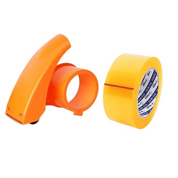 comet 透明封箱膠帶 50m x 4.8cm + 膠台  1組