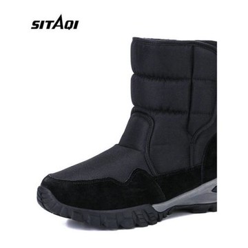 2024冬季新款雪地靴男士加絨棉靴大碼雪地靴防水防滑哈爾濱旅游靴