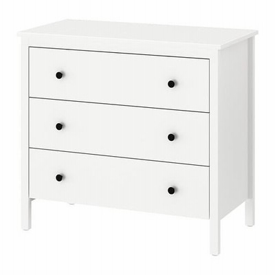 IKEA　イケア チェスト　たんす　KOPPANG　チェスト（引き出し×3） ホワイト　（203.578.95）