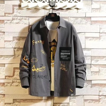 清倉撿漏~專柜撤回尾單大牌外貿男裝工裝夏季耐磨春秋長袖襯衫男