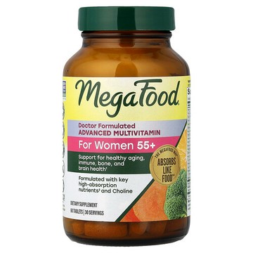 MegaFood, 55 歲以上女性高級多維生素，60 片