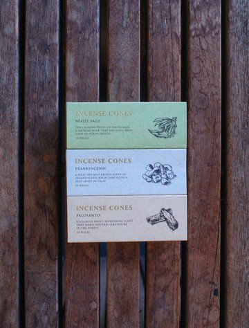 現貨 - 日本香彩堂 - 塔香 10 入・白鼠尾草/乳香/聖木 共 3 款